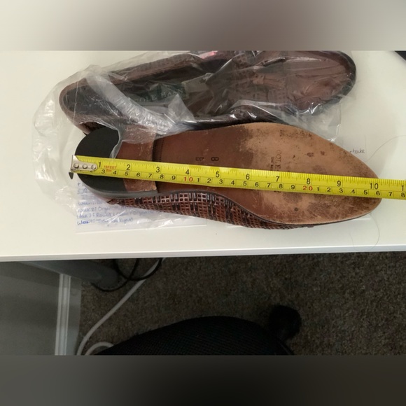 COLE HAAN Leather Woven Loafer Size 8 - Picture 11 of 11